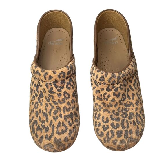 Dansko Shoes - Dansko Clogs Professional Animal Print Suede Comfort Shoes Women’s Size 39 8.5 9